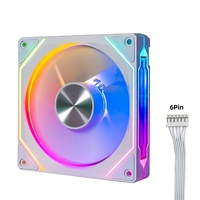 Ventilateur de châssis PC silencieux PWM WANMISLE Prism 7Pro populaire avec ARGB synchronisé et radiateur, en matériau PC couleur magique