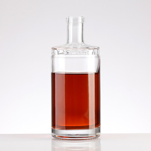 Cao cấp biểu tượng tùy chỉnh 750ml thủy tinh rỗng Brandy chai với kính Stopper rỗng cho Vodka rượu <span class=keywords><strong>Whisky</strong></span> bao bì sử dụng - Product Image 2