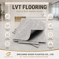 Losetas Autoadhesivas de Vinilo de Lujo (LVT) Blancas con Diseño de Espiga, Adhesivas, para Piso de PVC, con Aspecto de Cemento y Concreto