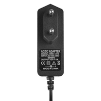 Adaptateur secteur 12V 1A 12W AC/DC à branchement direct, haute efficacité, certifié ROHS pour éclairage LED, caméras, ordinateurs portables (US/UK/AU/EU)