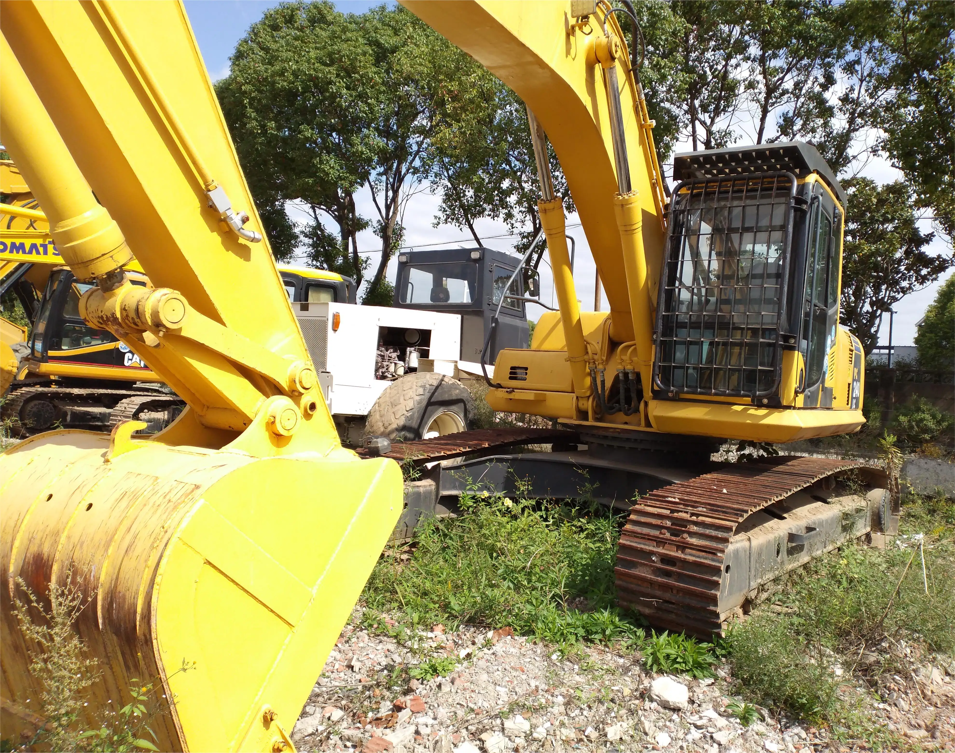 Máquina excavadora de pesada usada pc240lc-8, excavadora komatsu