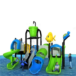 Parc de jeux Aqua extérieur en plastique multifonctionnel de haute qualité pour enfants Parc aquatique commercial pour enfants