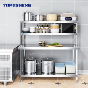 Thép không gỉ Kệ nhà bếp Kệ thép không gỉ cho tấm thép không gỉ giá kệ - Product Image 4