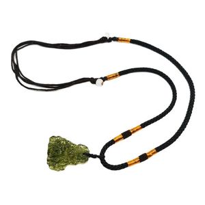 MECYLIFE Irregular Artificial Stone <strong>Necklace</strong> <strong>Moldavite</strong> <strong>Necklace</strong> - Product Image 5