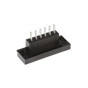 Lista de materiales del proveedor, Servicio 395312006, Conector de montaje en panel Eurostyle ESE 39531 de <span class=keywords><strong>6</strong></span> posiciones, Cabezal con pines macho, Negro, 39531-2006 - Product Image 1