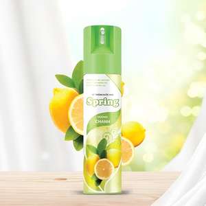 En stock/OEM, désodorisant écologique pour usage domestique, marché de masse, Vietnam, SPRING-Lemon (225 ml), spray avec 60 mois - Product Image 3