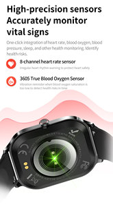Montre connectée étanche Landu Abs <span class=keywords><strong>pour</strong></span> la surveillance quotidienne de l'activité - Product Image 5