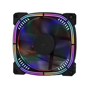 Ventilador de caja de computadora QiuzAim, ventilador enfriador de <span class=keywords><strong>CPU</strong></span> de 120mm con efecto de iluminación RGB, PC silencioso, velocidad de 1200RPM, ventiladores de refrigeración de <span class=keywords><strong>CPU</strong></span>, 1 paquete - Product Image 5