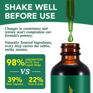 HQ Mixed Proc Discount 100% Natural Lung Cleanse Detox Drops Molène Chlorophylle Supplément Liquide pour Système Respiratoire - Product Image 3