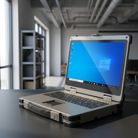 Notebook Tangguh Portabel 15.6 Inci Core I5 I7 I9 FHD untuk Konstruksi Pertambangan Otomasi Luar Ruangan