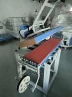 Presse à chaud manuelle de sublimation supérieure et inférieure 25*100cm pour transfert, avec 5 rubans et cordons