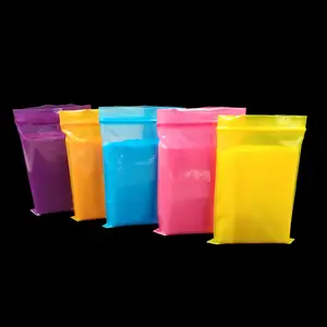 Custom Printed Plastic Clear Zipper for Food Packaging Minigrip Sealing Zip Bag OEM Plain Color Ziplock Bags