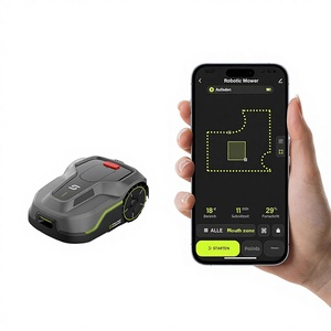 Tondeuse à gazon intelligente à ultrasons I600, alimentée par batterie, avec charge rapide et haute efficacité, robot extérieur - Product Image 1