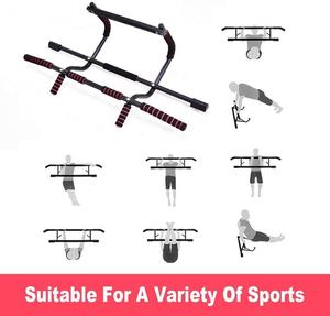 Wellshow Sport Pull-Up Bar <span class=keywords><strong>porta</strong></span> Trainer telaio <span class=keywords><strong>porta</strong></span> Dip Bar corde elettriche barre sottogola per nessuna vite - Product Image 4