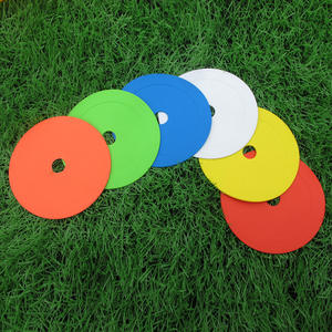 ActEarly Sports d'équipe Ballon de football Football Basketball Disques d'entraînement Points Sport Points Caoutchouc Agilité Cône plat - Product Image 4
