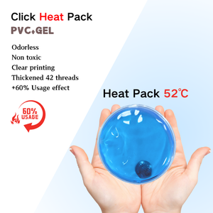 Chaud réutilisable Click Hand Hot Heat Gel Pack Magic Hand Warmer et Cold Gel Pad Produit de qualité supérieure pour le confort et le soulagement - Product Image 1