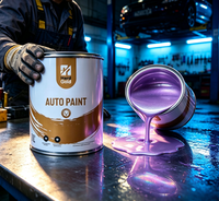 Peinture automobile acrylique liquide 2K à couleurs riches, réparation de rayures, revêtement en spray, peinture perlée, peinture métallisée, haute brillance, sans décoloration, pour réparation automobile