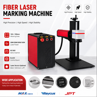 Machine de marquage laser à fibre 20W 30W 50W pour le métal, l'acier inoxydable, le plastique, gravure avec source JPT Raycus, certifiée CE