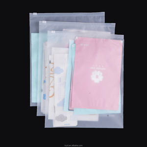 使い捨て<span class=keywords><strong>EVA</strong></span>透明厚さセルフシーリング包装袋つや消しジッパー靴下下着バッグ - Product Image 6