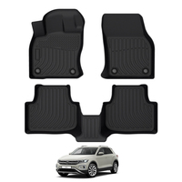 Autopartes All Weather car floor liners 3D TPE car floor Mats alfombras para VW Atlas Cross Sport Tiguan cargo liners Trunk Mats