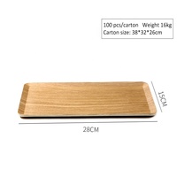 Plateau en bois de forme personnalisée, styles rectangulaires, ronds et irréguliers