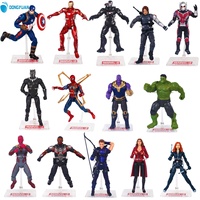 OEM कस्टम पीवीसी avengers3 कार्रवाई चित्रा मार्वल महापुरूष 3D चित्रा खिलौने मार्वल कार्रवाई चित्रा