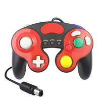 Gamecube Controller, controladores NGC con cable clásico Gamepad Joystick para Nintendo y Wii Console Game Remote Black