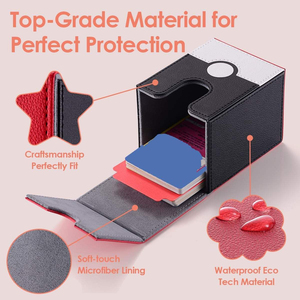 Y Y Premium <b>Large</b> Size Pu Leather Game Cards Storage Playing Yugioh Deck <b>Box</b> Tcg Card <b>Box</b> Card Deck <b>Box</b> - Product Image 6