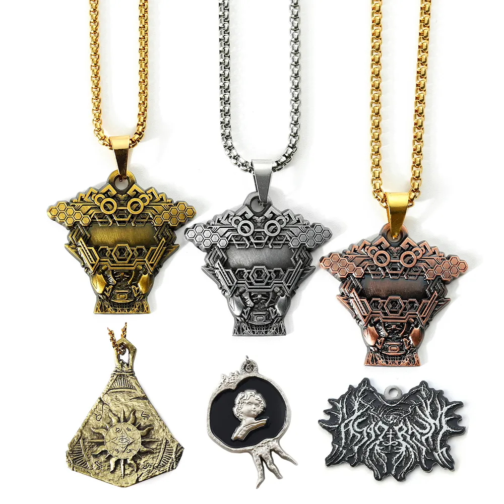 Wholesale Alloy Custom Enamel Necklace Pendant Logo Designer Accessories 3D Enamel Charms For Bracelet Jewelry Making