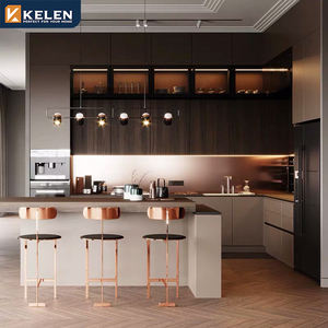 Kelen 2024 Mueble <span class=keywords><strong>de</strong></span> Cocina Cuisine Bois Cocinas Modernas Gabinetes <span class=keywords><strong>de</strong></span> Cocina con Herrajes Funcionales para Cocina - Product Image 2