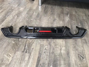 For Honda Civic 2016 2017 2018 Rear Lip Spoiler Bumper Diffuser High Quality <b>Matte</b> Black <b>Primer</b> PP ABS Car Accessories - Product Image 5