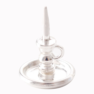 ชุดเชิงเทียนและเทียนโลหะผสมขนาดจิ๋ว 1:12 สำหรับตกแต่งบ้านตุ๊กตา DIY - Product Image 6