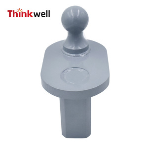 Thinkwell Junta esférica de cuello de cisne de 4 pulgadas con desplazamiento, accesorio de enganche para remolque tipo esfera/cubo para modificación de vehículos recreativos y automóviles GNXA4085 - Product Image 1