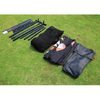 Filets d'entraînement de frappe de golf portables avec logo personnalisé Filet de golf et tapis d'aide à la formation pour le putting green