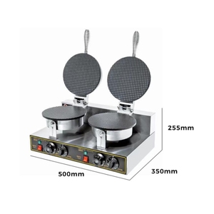 Offre Spéciale – Machine à Gaufres Double Tête 110V/220V pour Cornets de Glace – Équipement de Cuisine au Meilleur Prix ZU-2 - Product Image 2