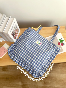 <span class=keywords><strong>Borsa</strong></span> da spiaggia estiva da ragazza con motivo a quadretti alla moda all'ingrosso - Product Image 3