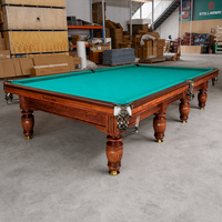 Table de billard Stellarway 12ft 10ft 9ft, billard russe, taille standard, ardoise 50mm, coussin en acier