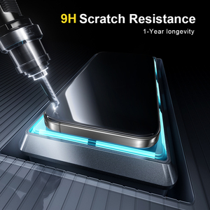 Pellicola Protettiva Antistatica ESD 0,55 MM Copertura Totale in <span class=keywords><strong>Vetro</strong></span> Temperato ESD per iPhone 16 16 Pro 16 17 Pro Max 15 Plus - Product Image 3