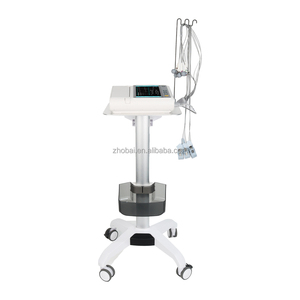 Carro Médico Móvil Todo en Uno con Soporte VESA, Altura Ajustable, para Portátil, con Organizador de Cables, Brazo de Almacenamiento, Estación de Trabajo <span class=keywords><strong>Dental</strong></span> para Hotel - Product Image 1