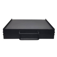 Grill rotatif moderne en acier au carbone avec surface antiadhésive pour pique-nique et camping, revêtement poudré, qualité alimentaire, équipement de camping