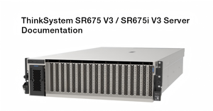 เครื่องคอมพิวเตอร์ 3U Rack ThinkSystem SR675 V3 สำหรับการประมวลผล AI, การเรนเดอร์ HPC, การฝึกอบรม Deep Learning, การทำนาย, และการใช้งานเป็นเซิร์ฟเวอร์ข้อมูลองค์กร - Product Image 3