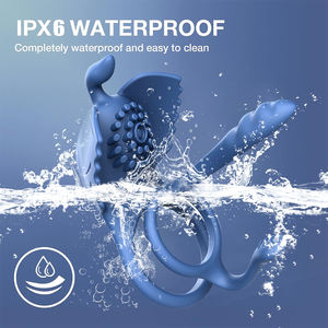 10-Gang-Vibration Fernbedienung Prostata-Massage gerät Verzögerung Ejakulation Penis ringe Klitoris Stimulator Sexspielzeug für Paare - Product Image 6