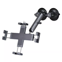 Support de tablette FANAUE en alliage d'aluminium léger et flexible, rotatif à 360 degrés, avec ventouse, compatible avec les iPad