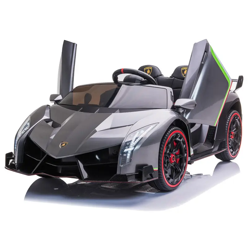 Mobil berlisensi untuk anak mewah elektrik dua tempat duduk naik mainan anak mobil dengan R/c mobil listrik anak-anak