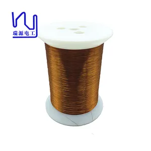 Super 0.15*0.15 UL AIW Adhesive Enamel Coated Copper Flat Wire For Voice Coil