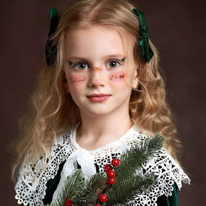 20 New <strong>Children</strong> Adult Face Makeup <strong>Tattoo</strong> Stickers Cute Waterproof Skin Friendly Powder Blusher Temporary <strong>Tattoo</strong> Stickers - Product Image 3