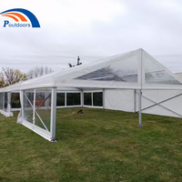 Tente de chapiteau de couverture transparente de luxe de 10m pour la fête de mariage d'événements