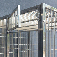 Cage d'élevage compacte pour oiseaux de compagnie, en fil d'acier, facile à nettoyer, avec porte d'élevage, pour exposition, fourniture directe usine, vente au détail