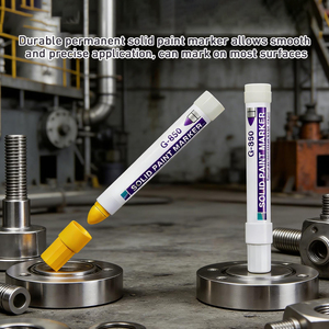 Marcador Permanente de Tinta Sólida, 12 Colores, Punta Redonda de Escritura Ancha, Resistente al Agua y para Marcado Subacuático - Product Image 5