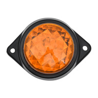 Feux de gabarit latéraux pour camion 24V ambre bleu blanc vert, lampe de marqueur latérale pour remorque 24 volts